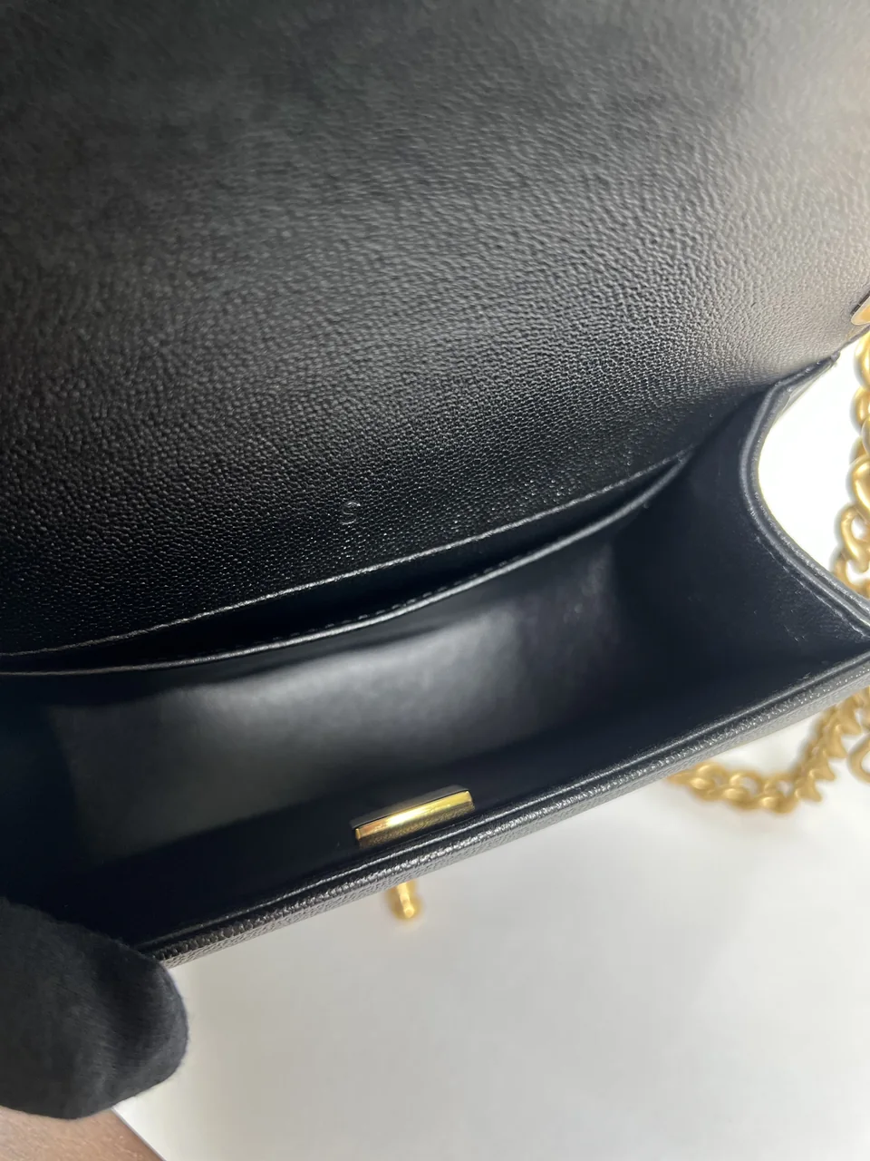 CHANEL CAVIAR LE BOY MESSENGER BAG view 14