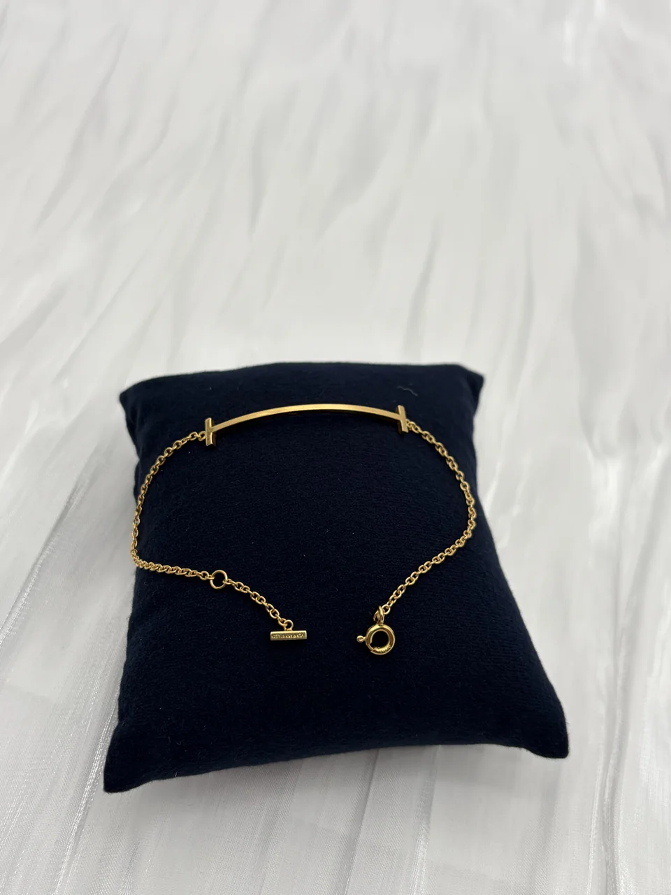 750YG TIFFANY&CO. T-SMILE BRACELET 2.5G hover