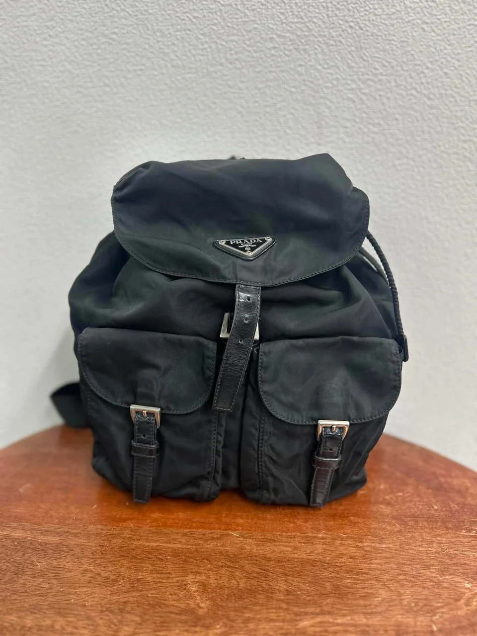 PRADA NYLON BACKPACK (BLACK)