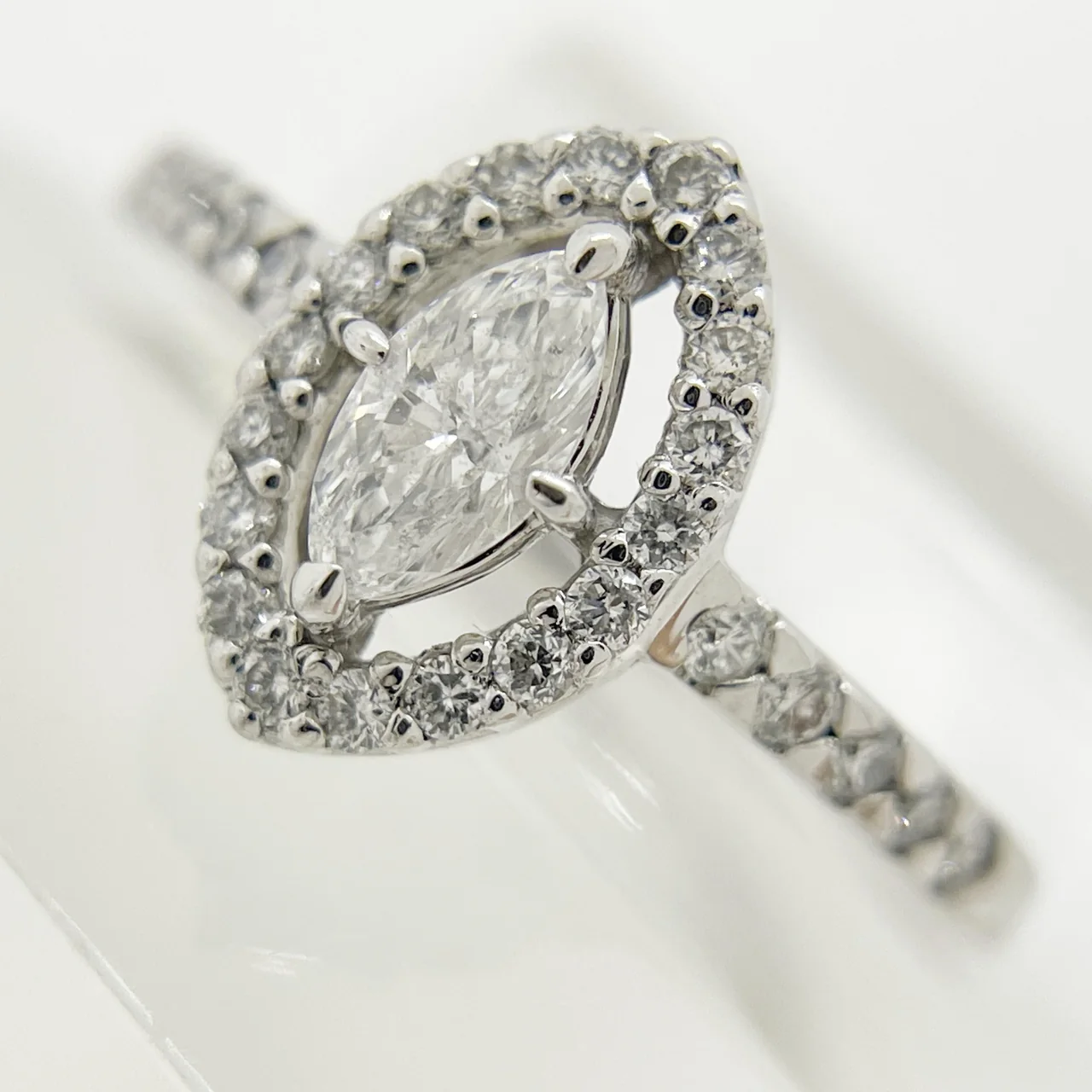 PT900 DIAMOND RING D0.222CT FD0.20CT 3.0G view 6