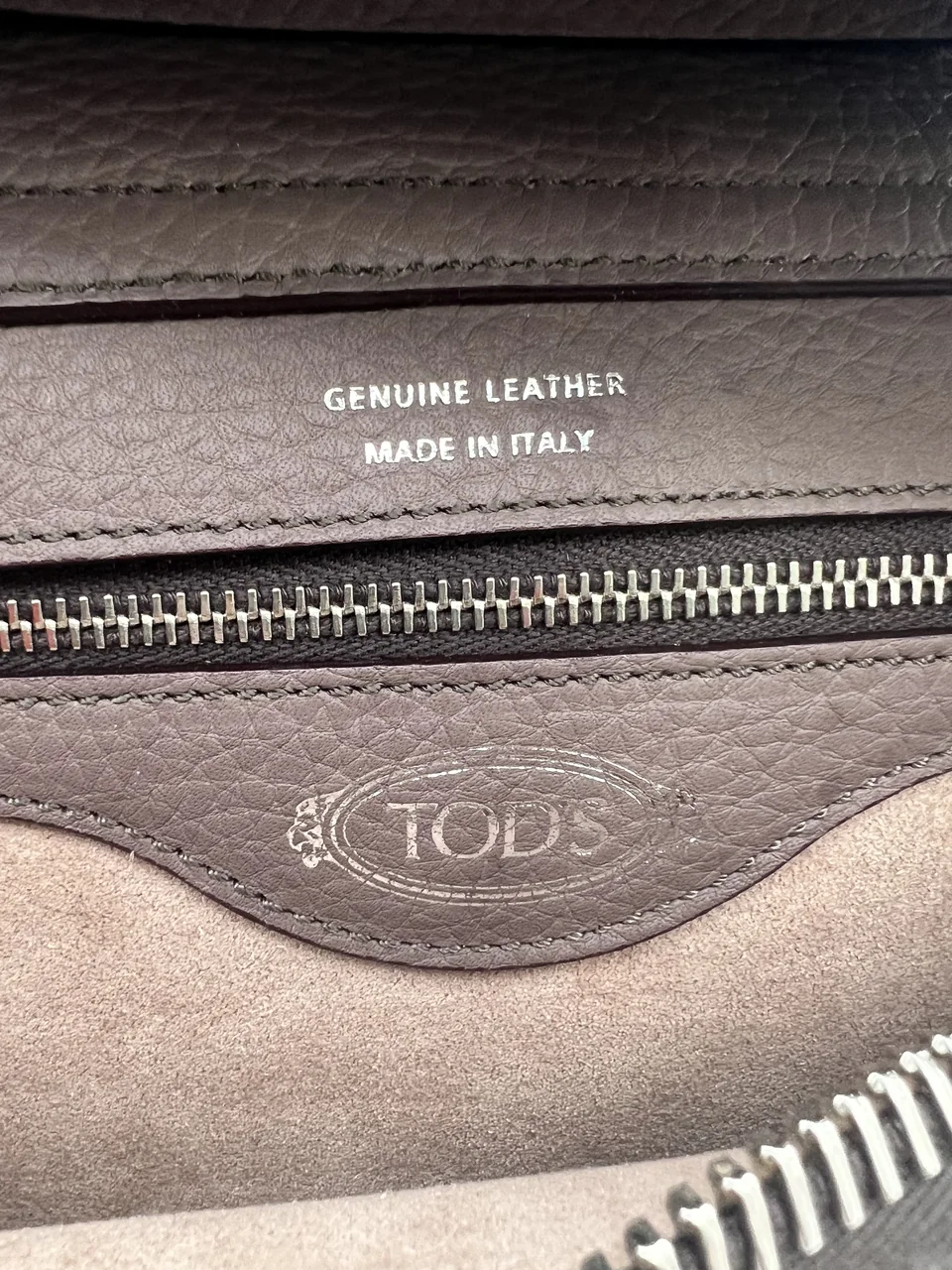 TOD'S TWO-WAY SHOULDER BAG (DUSTY PURPLE) view 9