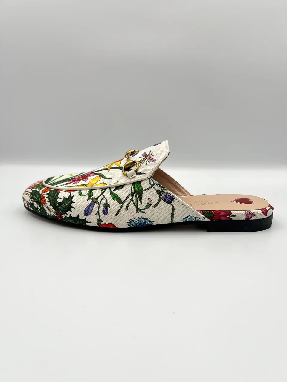 GUCCI FLORAL PRINCETOWN MULES (SIZE 39 1/2) view 9