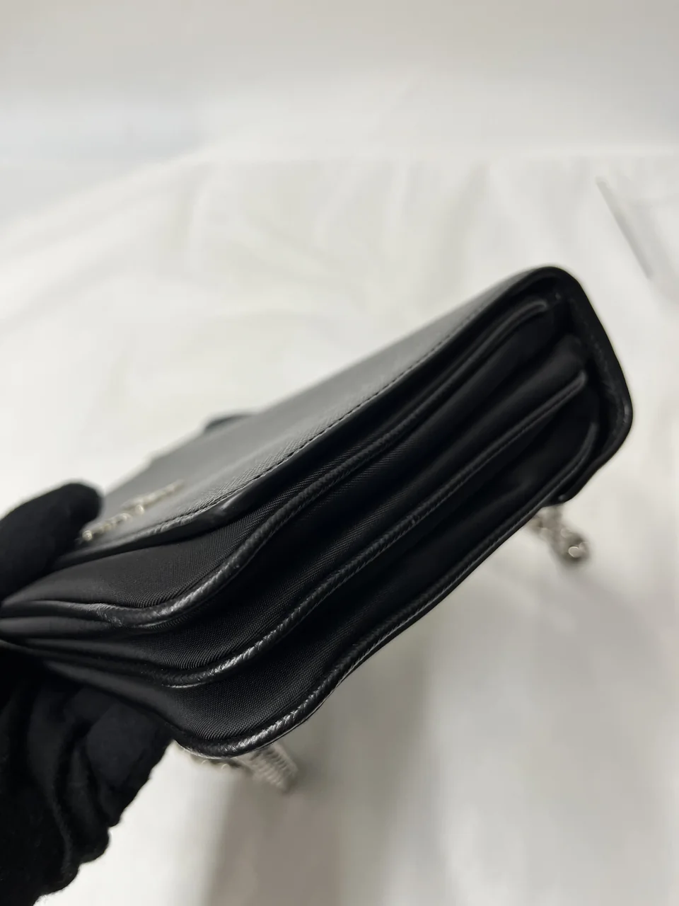PRADA SHOULDER BAG (BLACK) view 4
