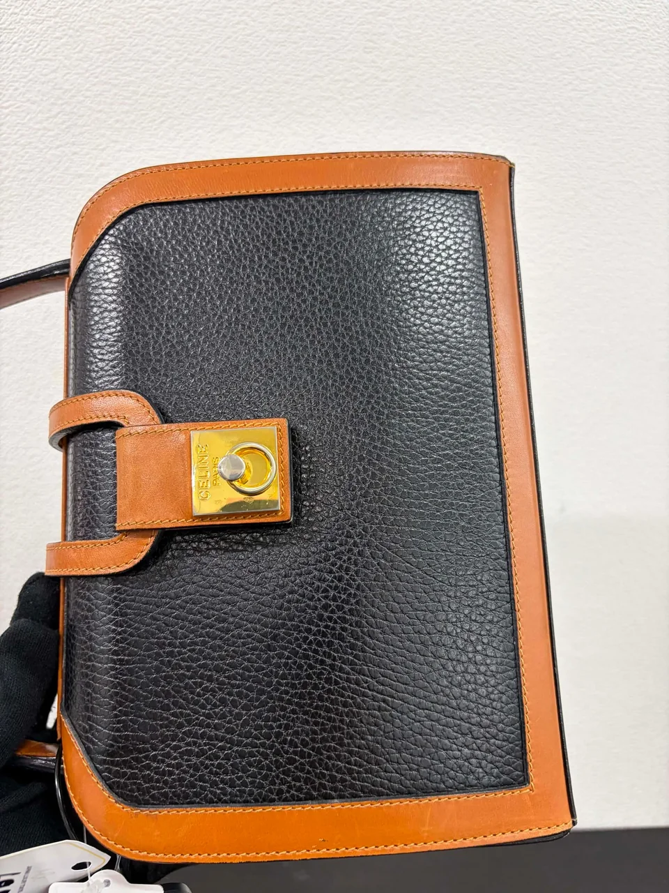 CELINE OLD CELINE HANDBAG (BLACK) view 3