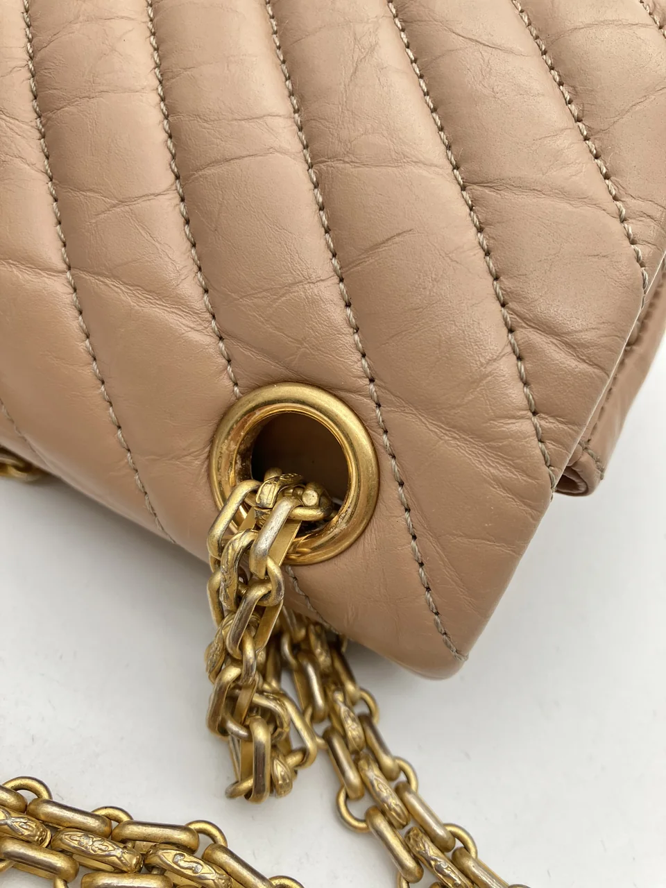 CHANEL CHEVRON 2.55 DOUBLE FLAP view 11