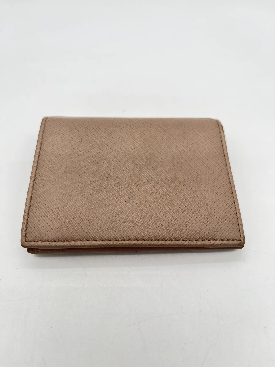 PRADA BIFOLD WALLET (PINK BEIGE) hover