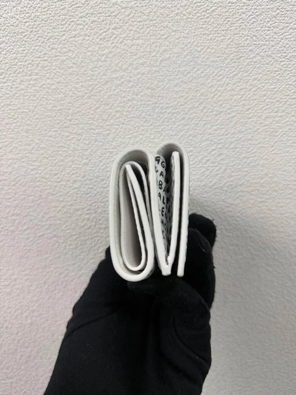 BALENCIAGA COMPACT WALLET (BLACK/WHITE) view 11