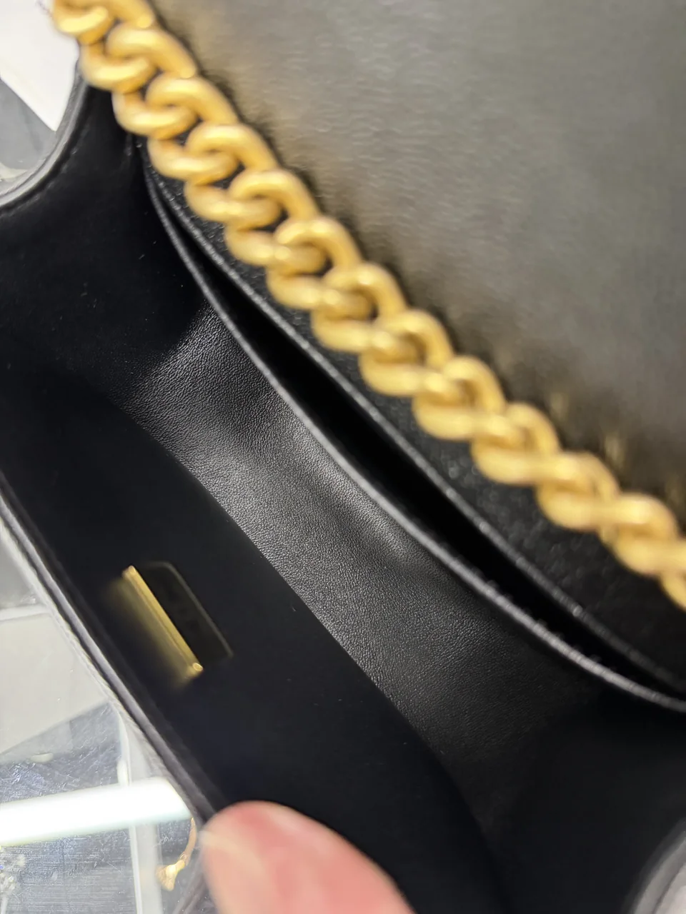 CHANEL CAVIAR LE BOY MESSENGER BAG view 8