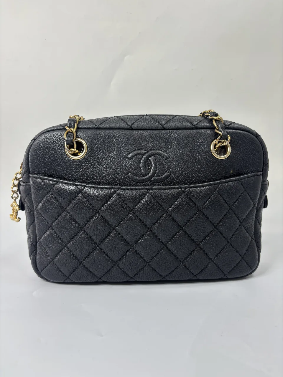 CHANEL BULL SKIN CHAIN SHOULDER BAG (25 SERIAL CODE)