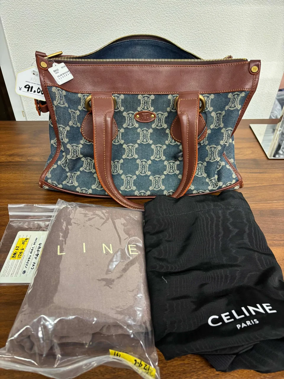 CELINE MACADAM HANDBAG view 5