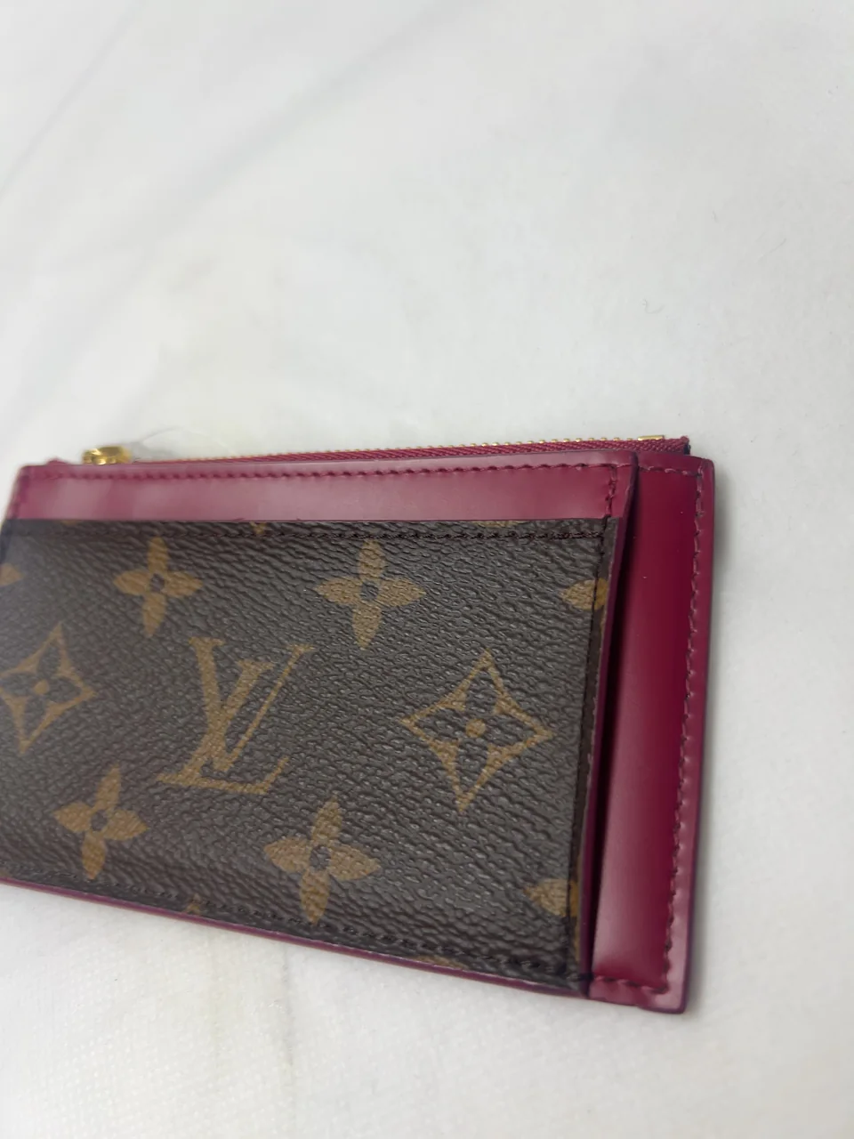 LV MONOGRAM FUCHSIA PORTE CLEE ZIP photo 3