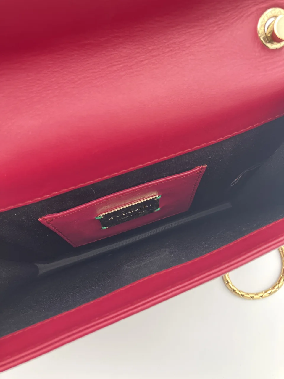 BVLGARI SEPRENTI CHAIN SHOULDER BAG (PINK) view 18
