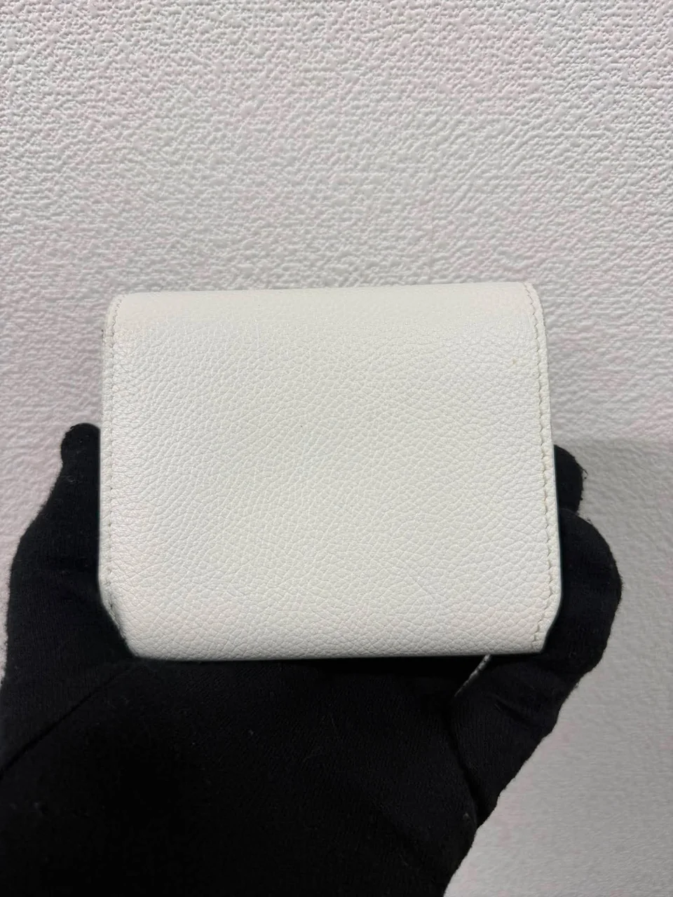 BALENCIAGA TRIFOLD WALLET (WHITE) hover