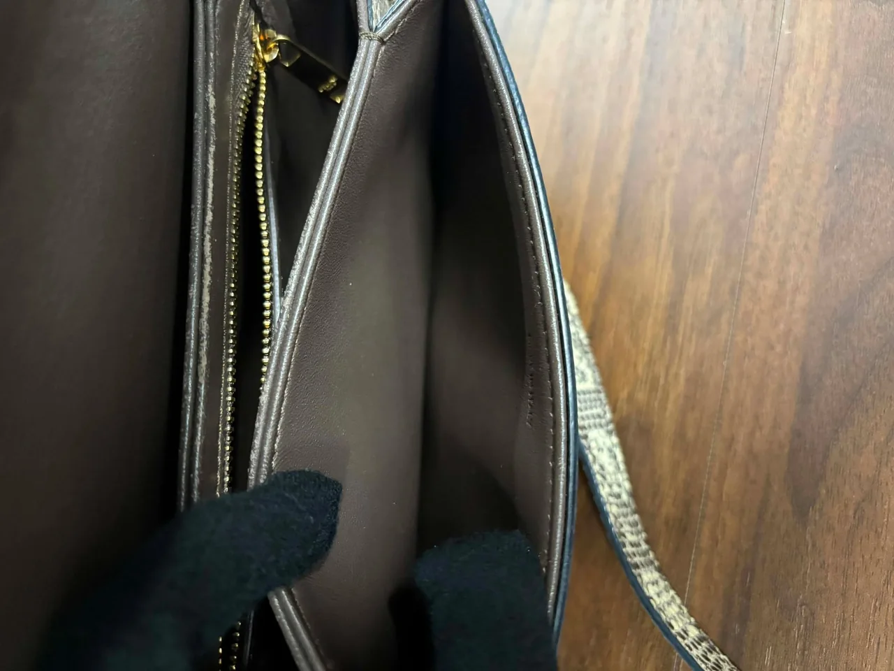 CELINE LIZARD TEEN TRIOMPHE SHOULDER BAG view 6