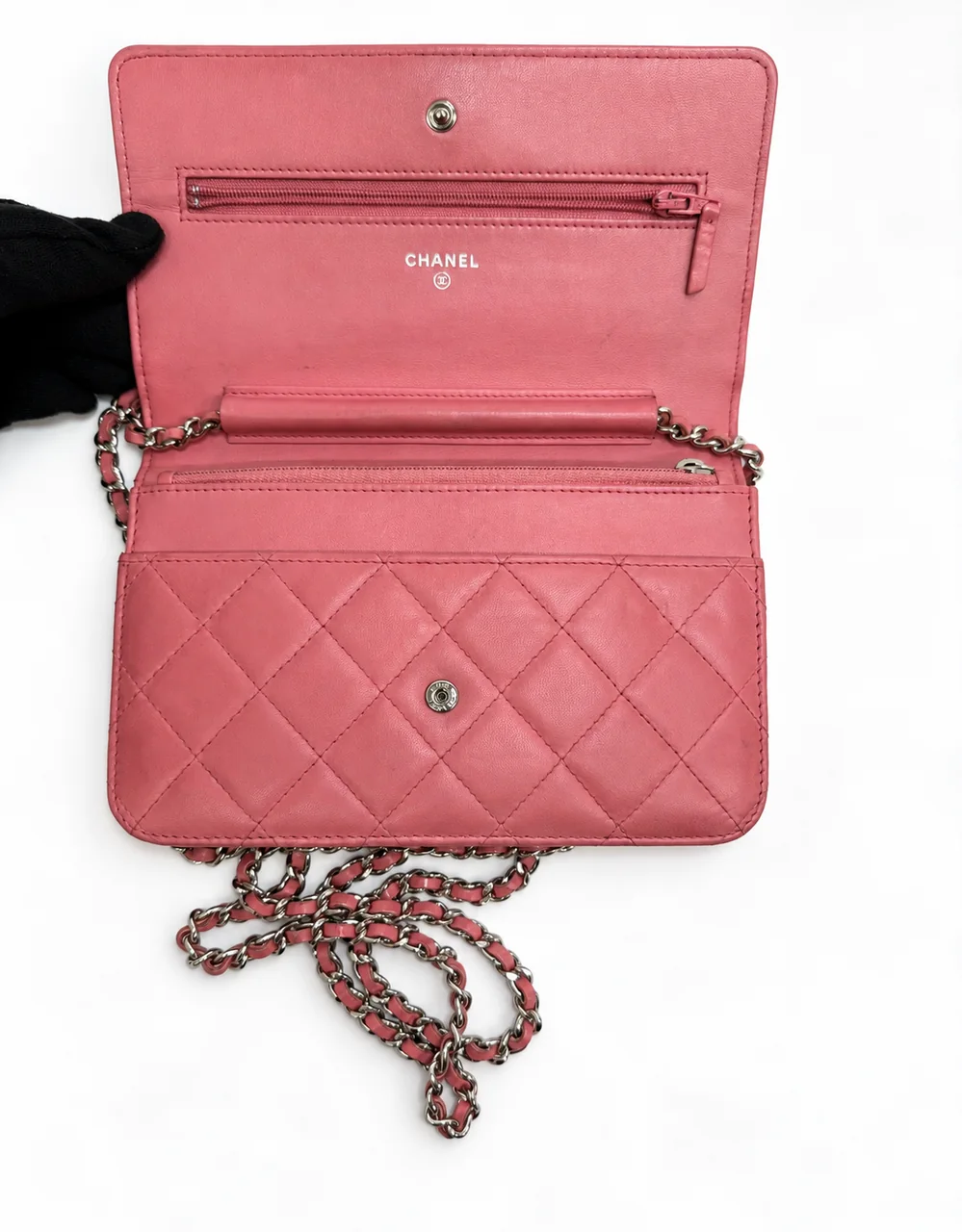 CHANEL LAMB SKIN CHAIN SHOULDER BAG (22 SERIAL CODE) view 10