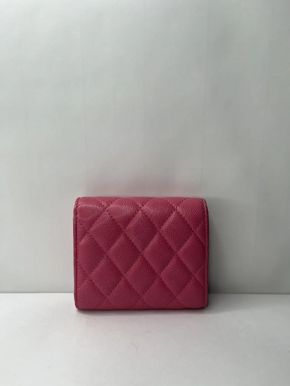 CHANEL CAVIAR TRIFOLD WALLET (27 SERIAL CODE) hover