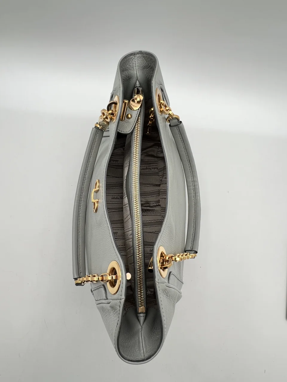 SALVATORRE FERRAGAMO GANCINI CHAIN HANDBAG view 8