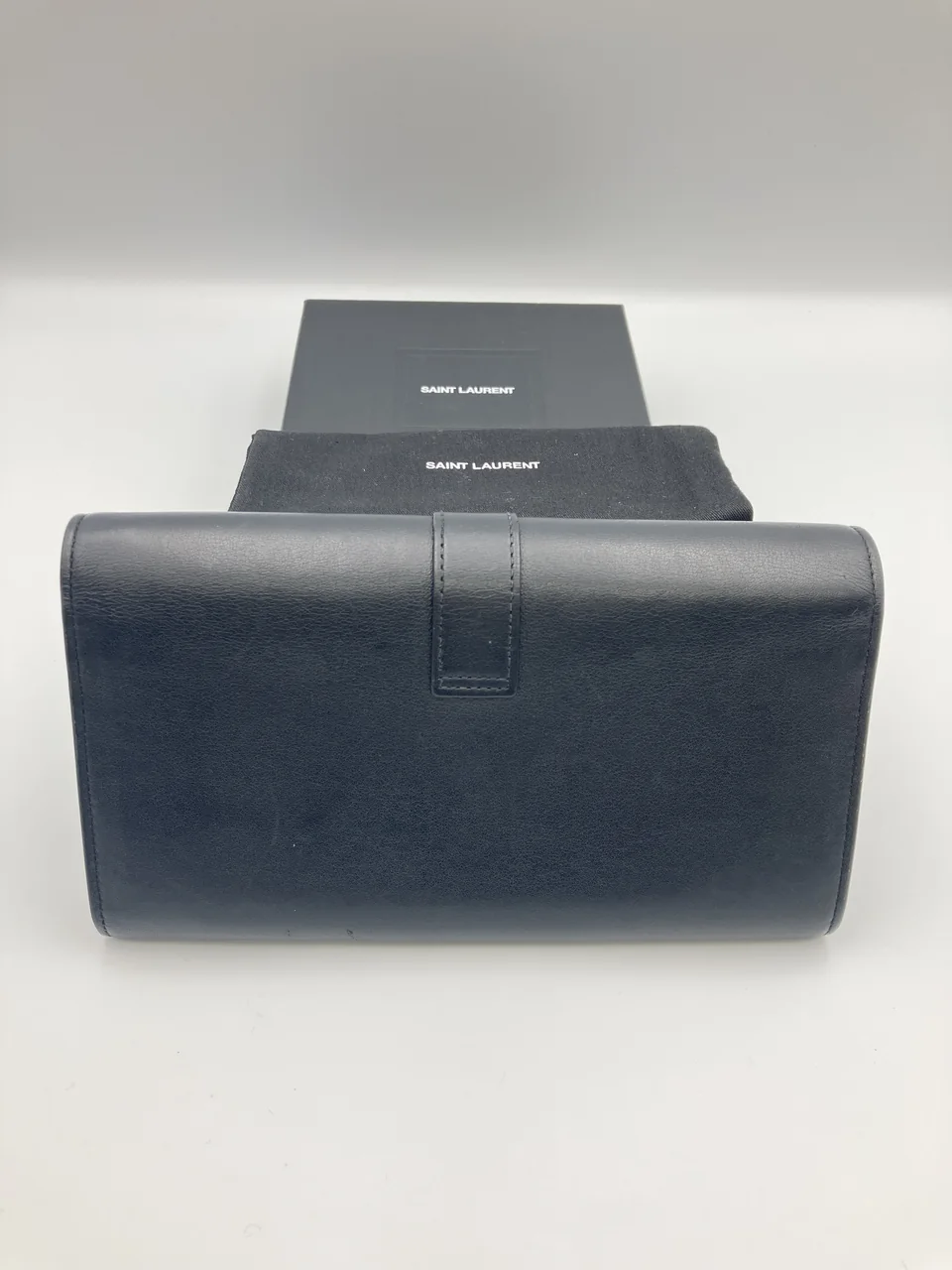 SAINT LAURENT LONG WALLET (BLACK) view 4