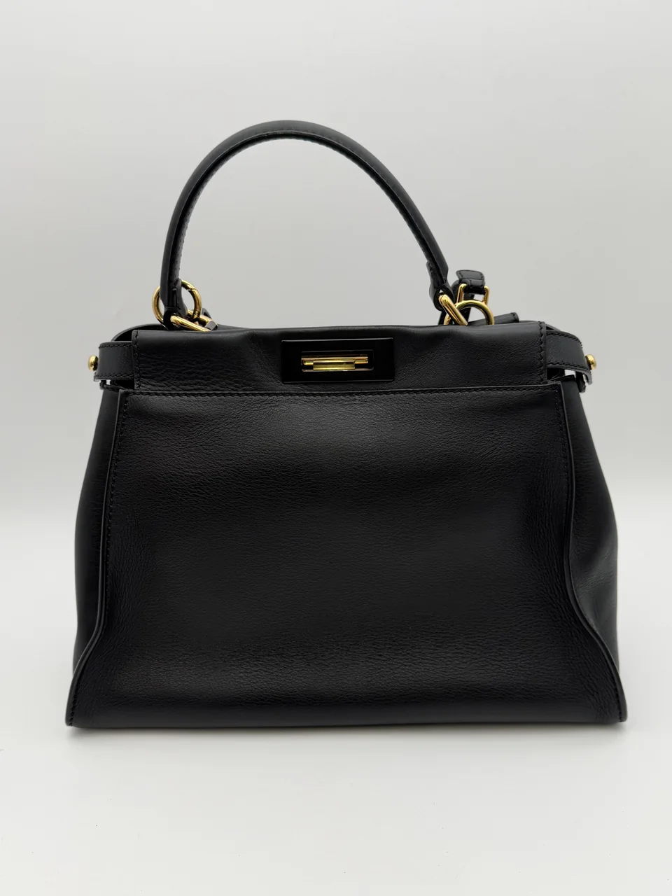 FENDI PEEK-A-BOO HANDBAG (BLACK) view 5