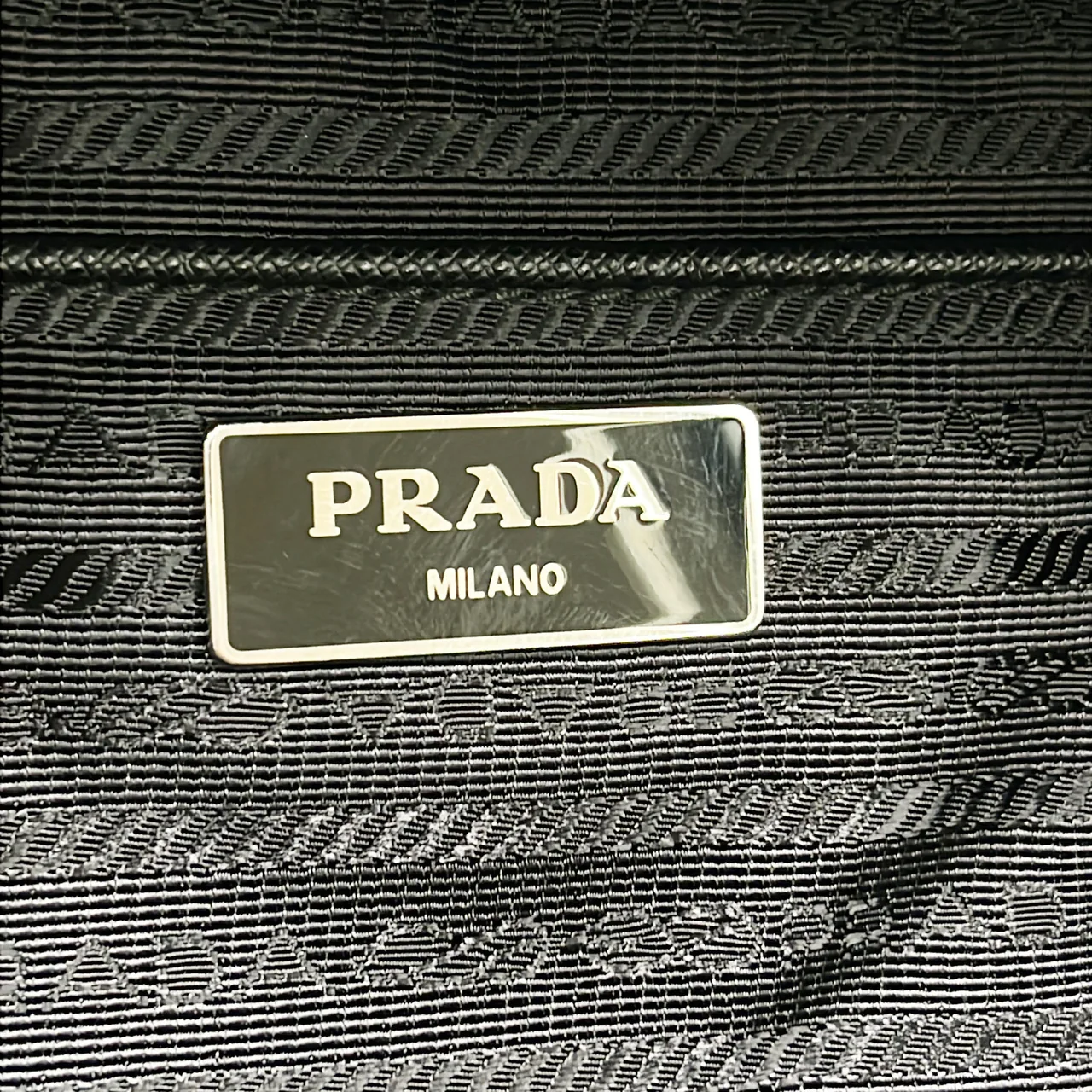 PRADA NYLON BACKPACK (BLACK) view 12