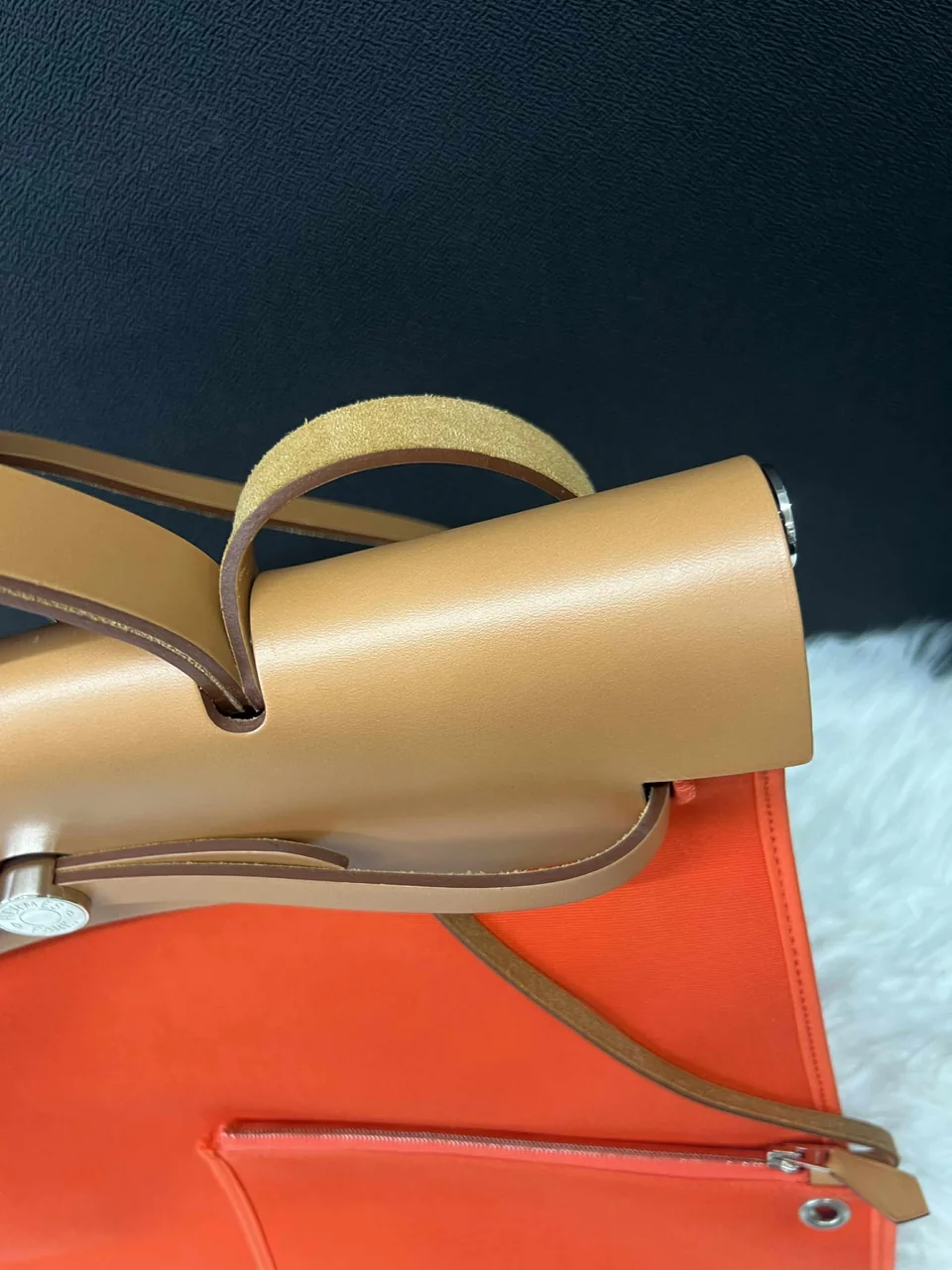 HERMES HERBAG ZIP MM (X STAMP) view 9