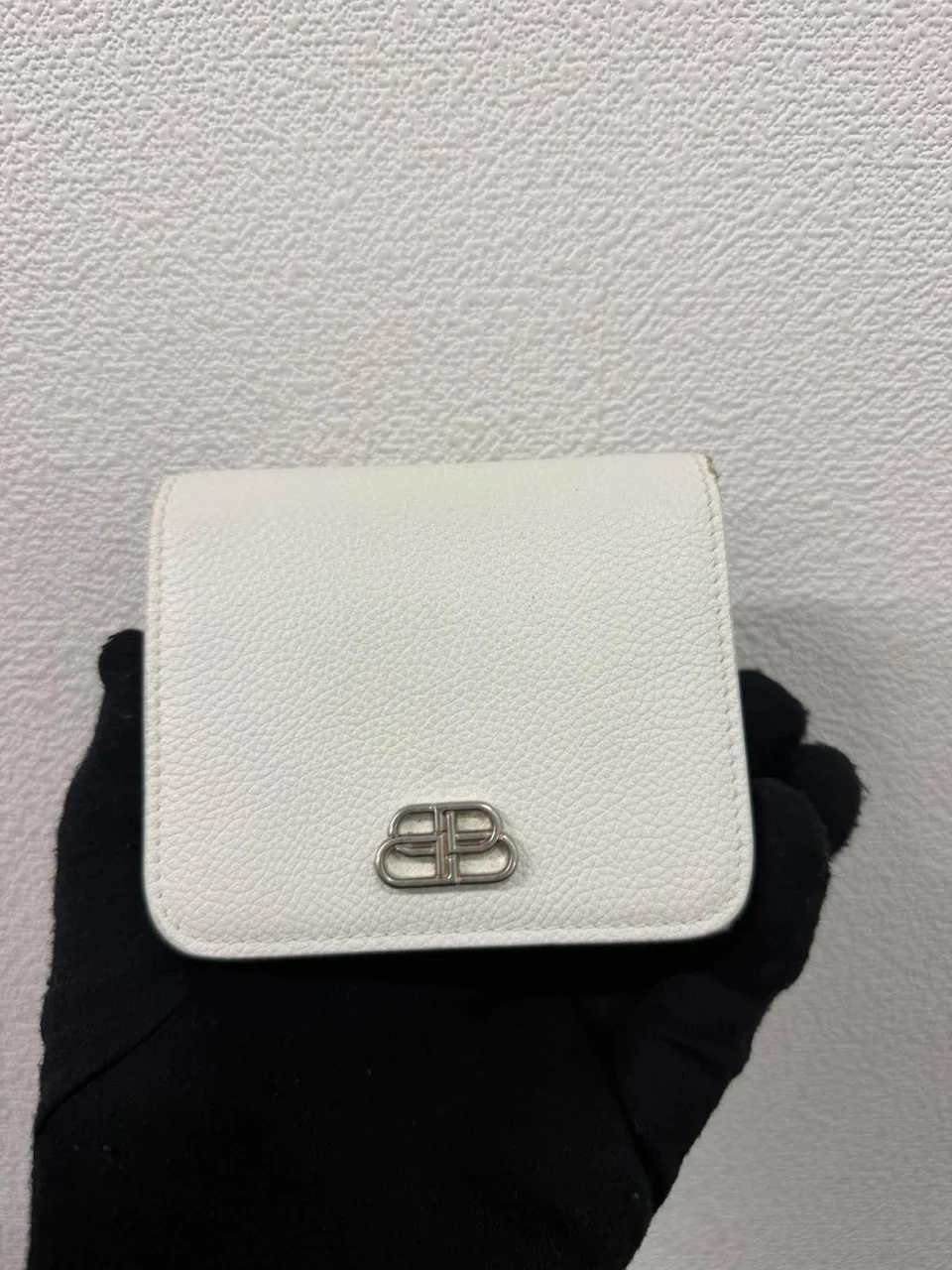 BALENCIAGA TRIFOLD WALLET (WHITE)