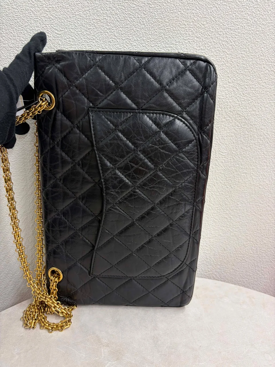 CHANEL CALF SKIN 2.55 MAXI view 9