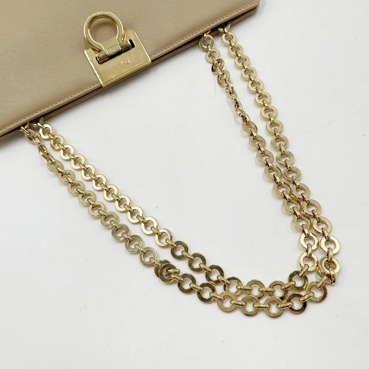 SALVATORE FERRAGAMO CHAIN SHOULDER BAG view 5