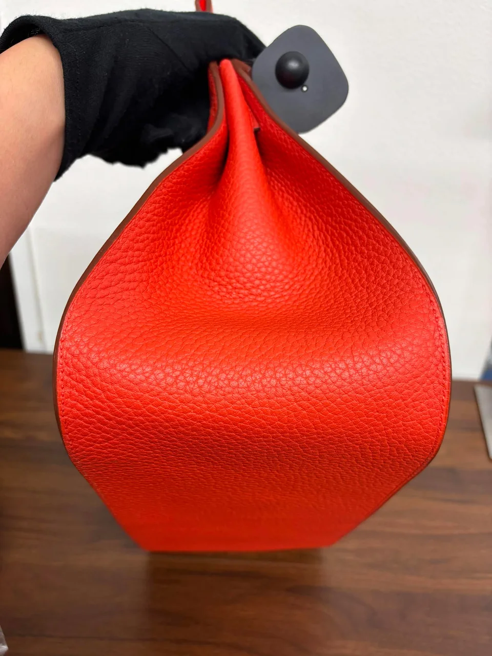 HERMES JYPSIERE 34 (RED, □P STAMP) view 7