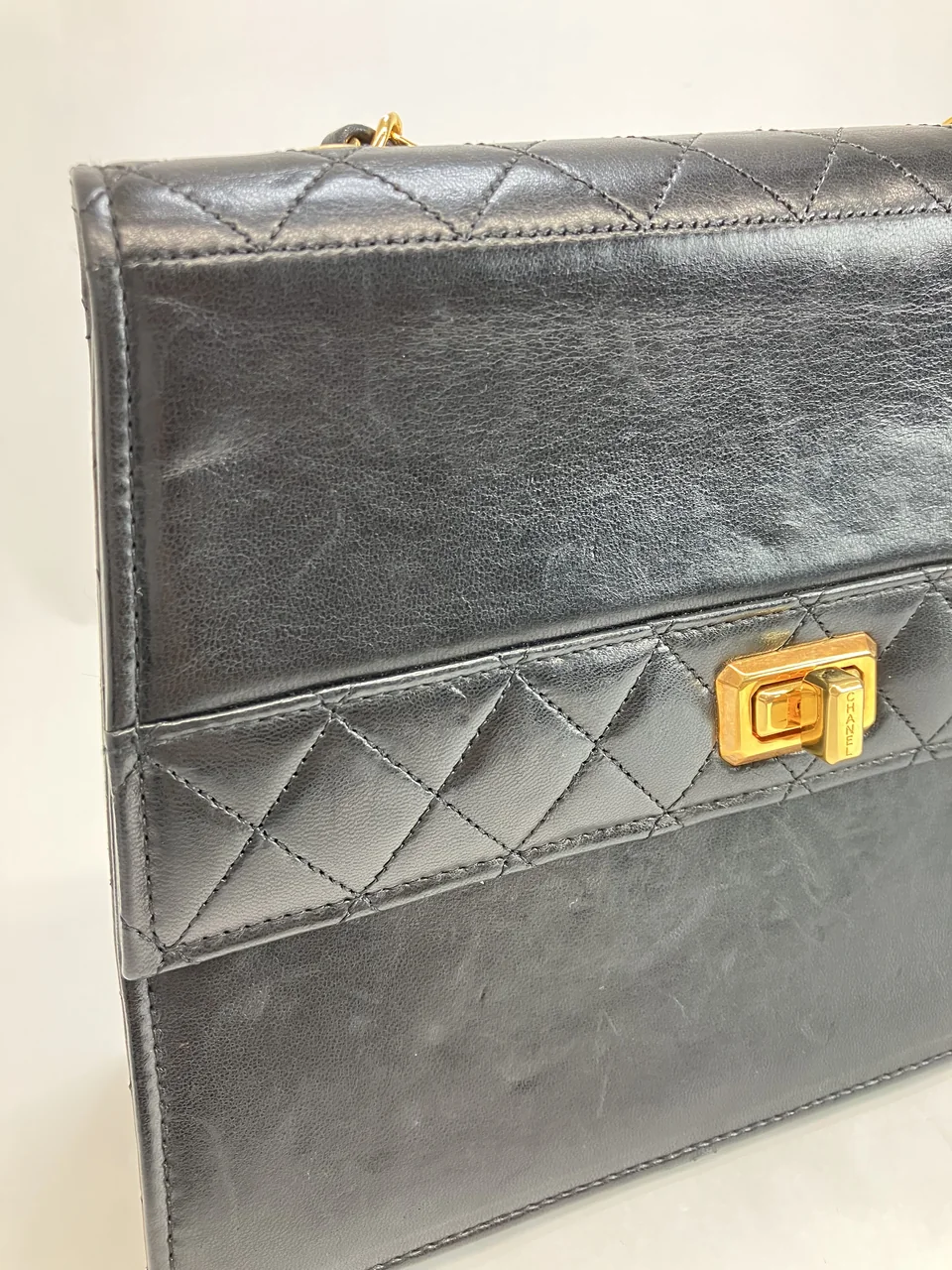 CHANEL LAMB SKIN CHAIN SHOULDER BAG (1 SERIAL CODE) view 11