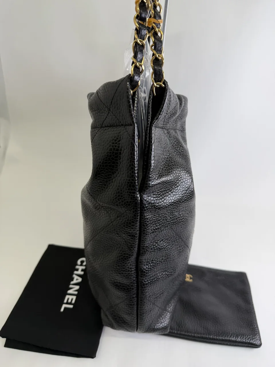 CHANEL CAVIAR 22 CHAIN TOTE BAG view 5