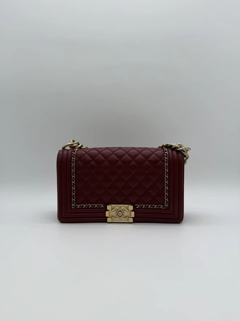 CHANEL CALF SKIN LE BOY hover