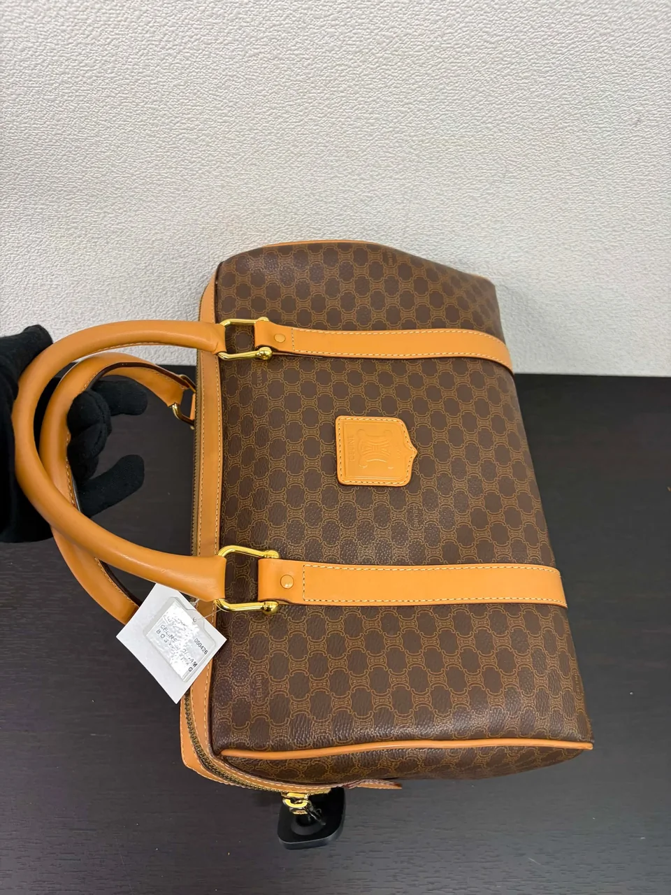CELINE MACADAM BOSTON BAG view 10
