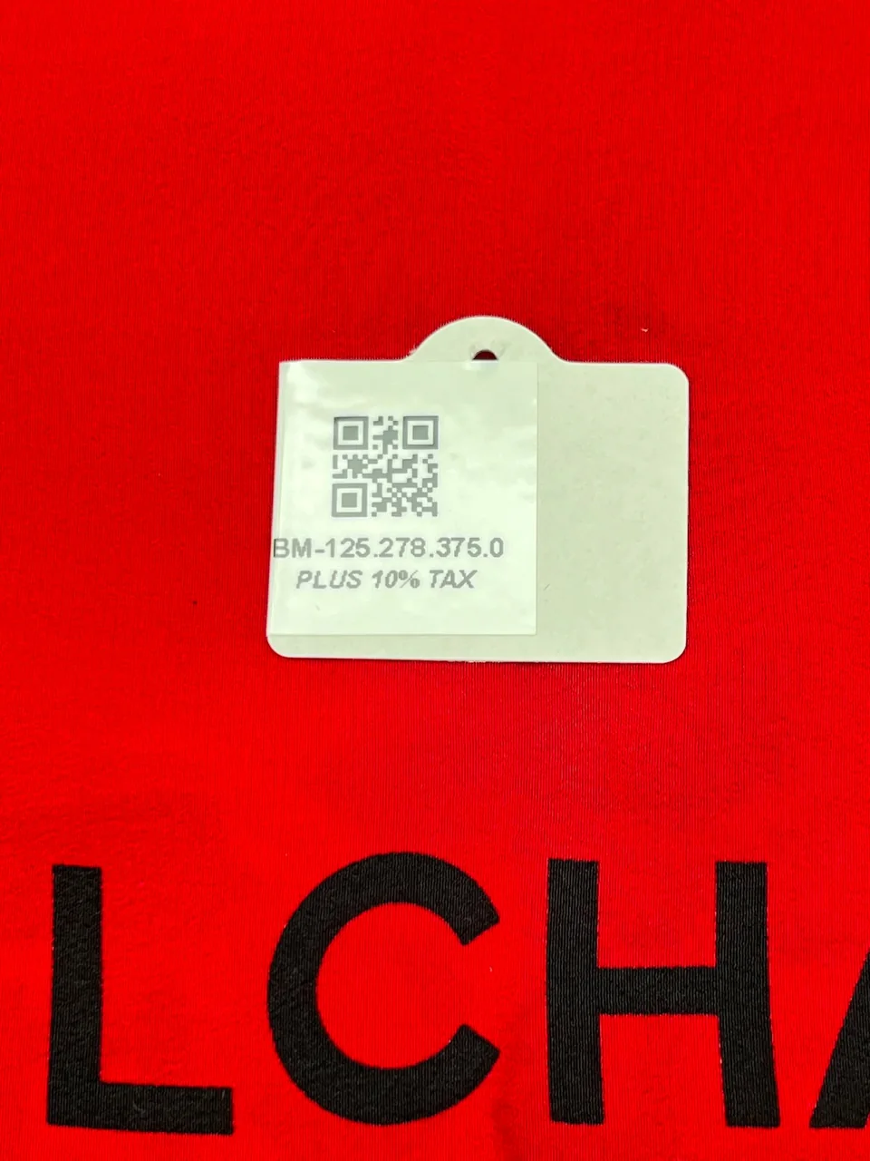 CHANEL SCARF (BLACK/RED) view 3