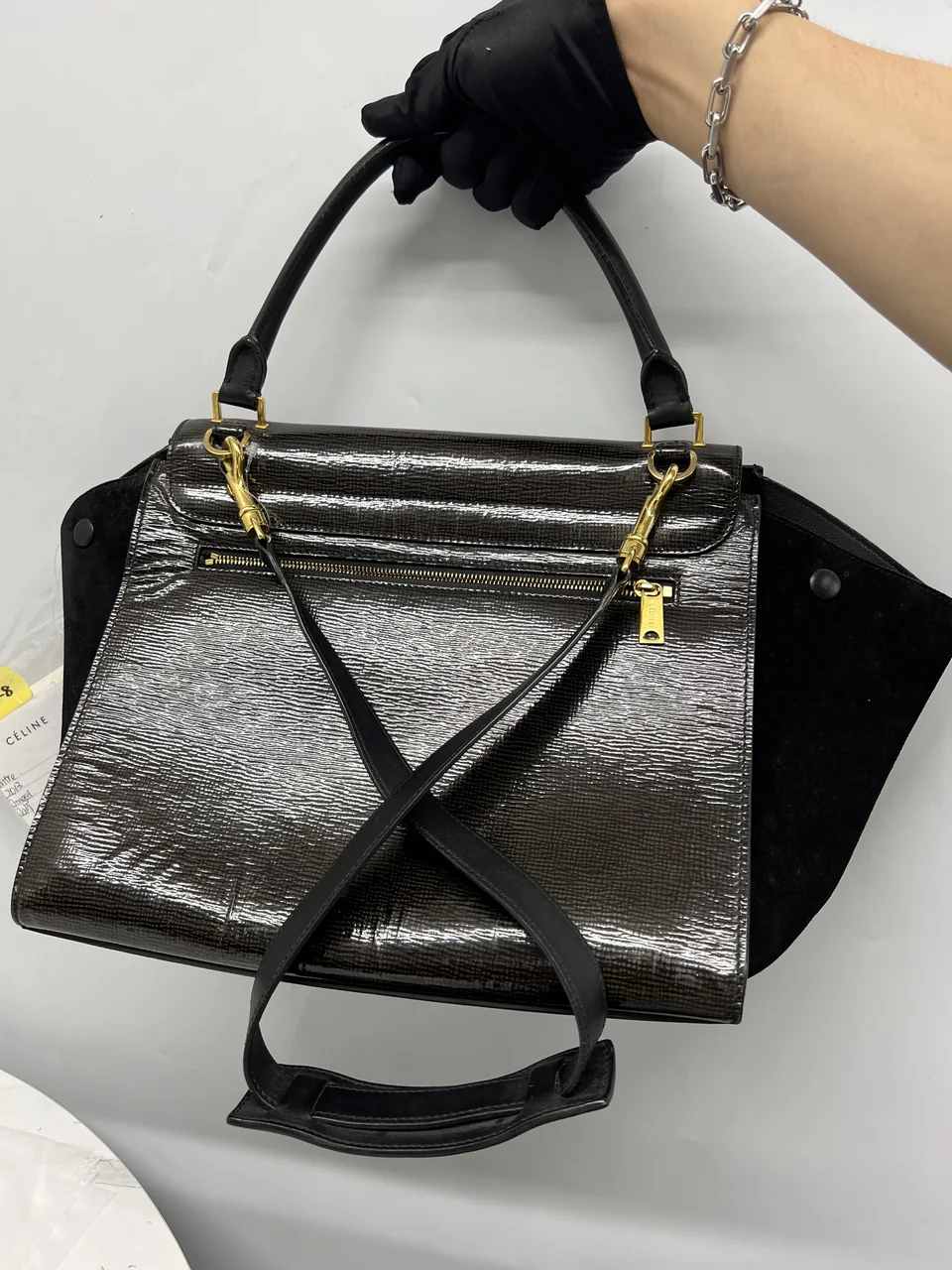CELINE TRAPEZE SHOULDER BAG view 3