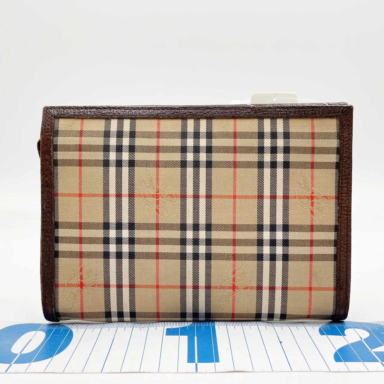 BURBERRY NOVA CHECK CLUTCH BAG hover