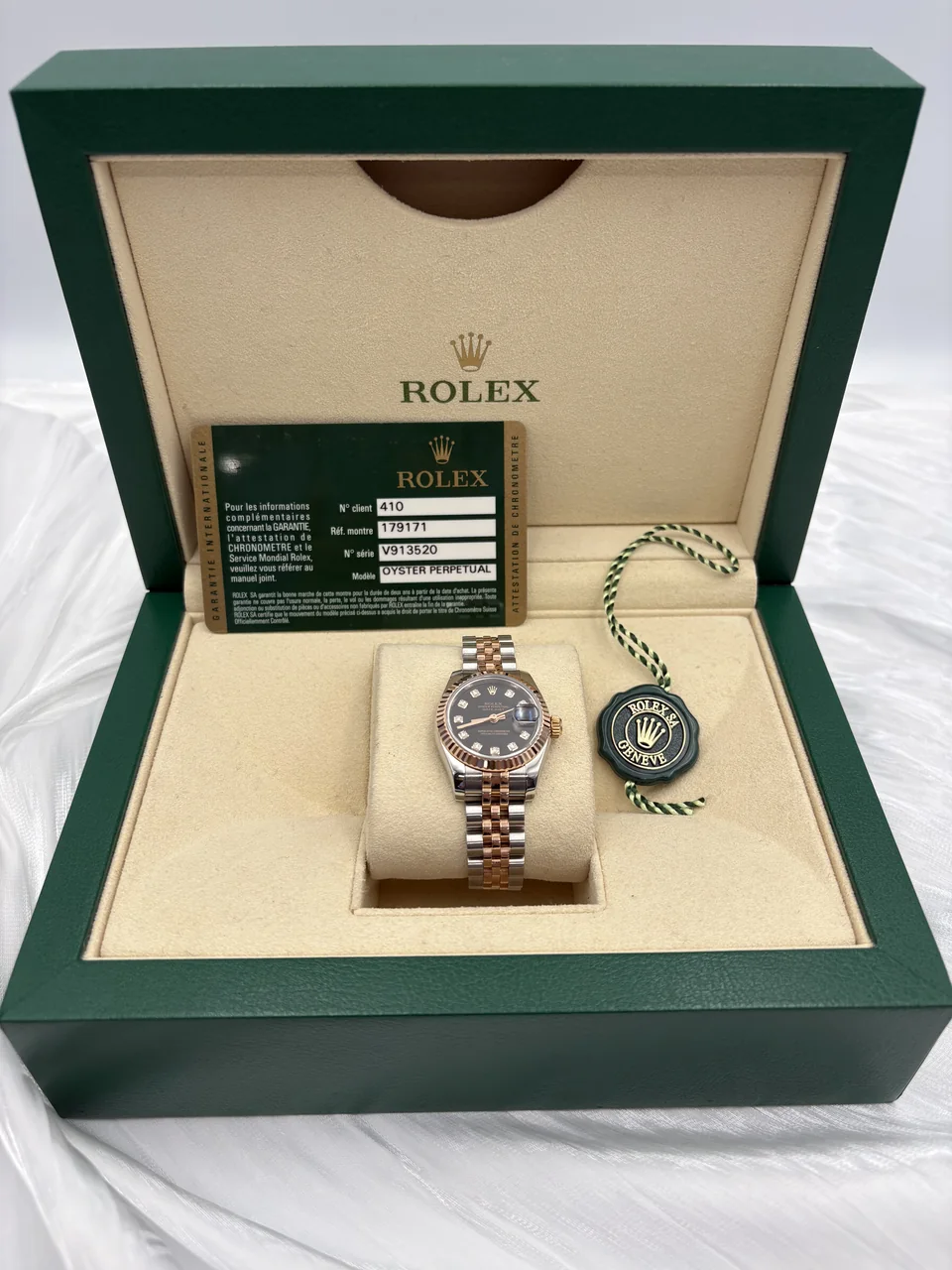 SS X PG/AT ROLEX DATEJUST (179171G, V913520)