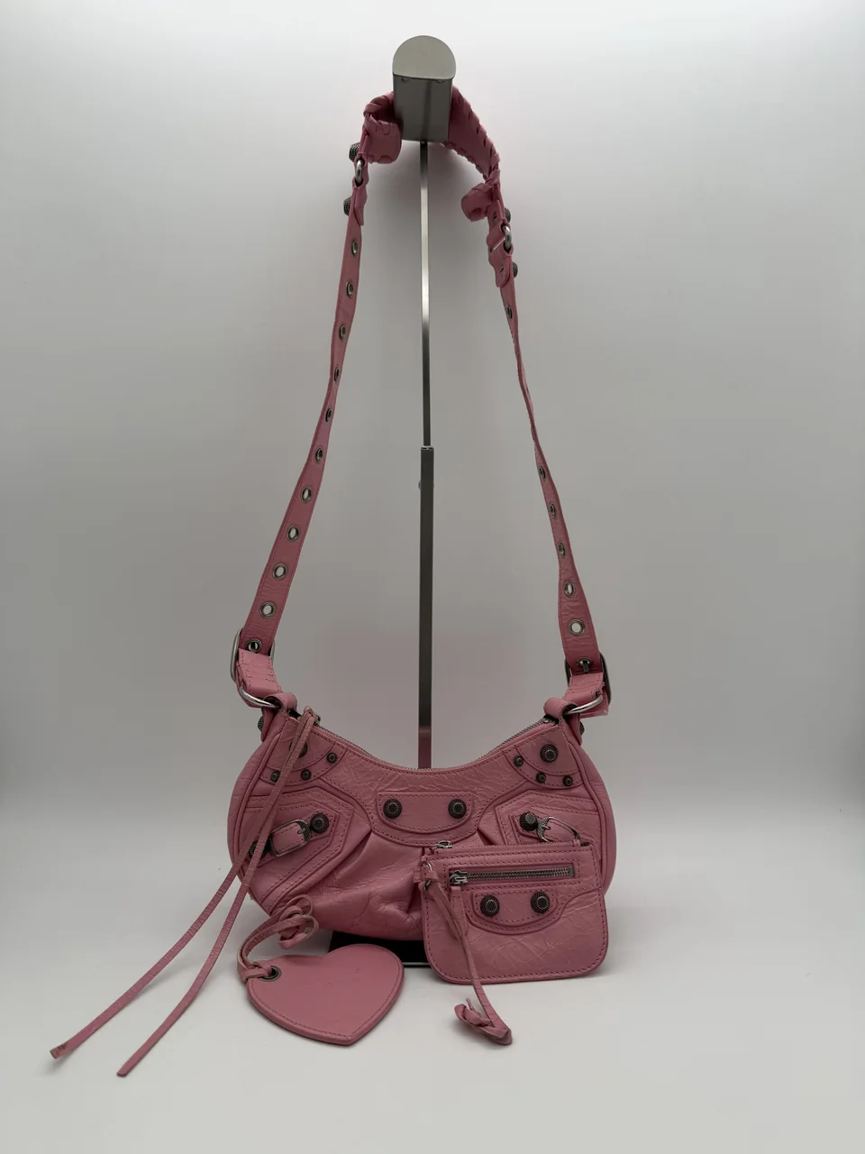 BALENCIAGA LUCA XS SHOULDER BAG (PINK)