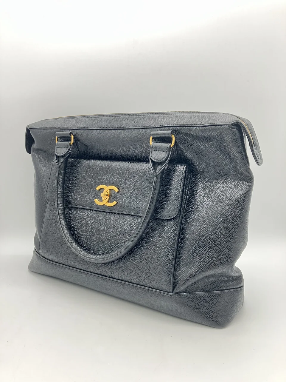 CHANEL CAVIAR TOTE BAG view 3
