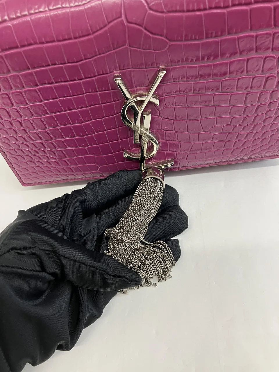 SAINT LAURENT KATE TASSEL (PINK) view 8