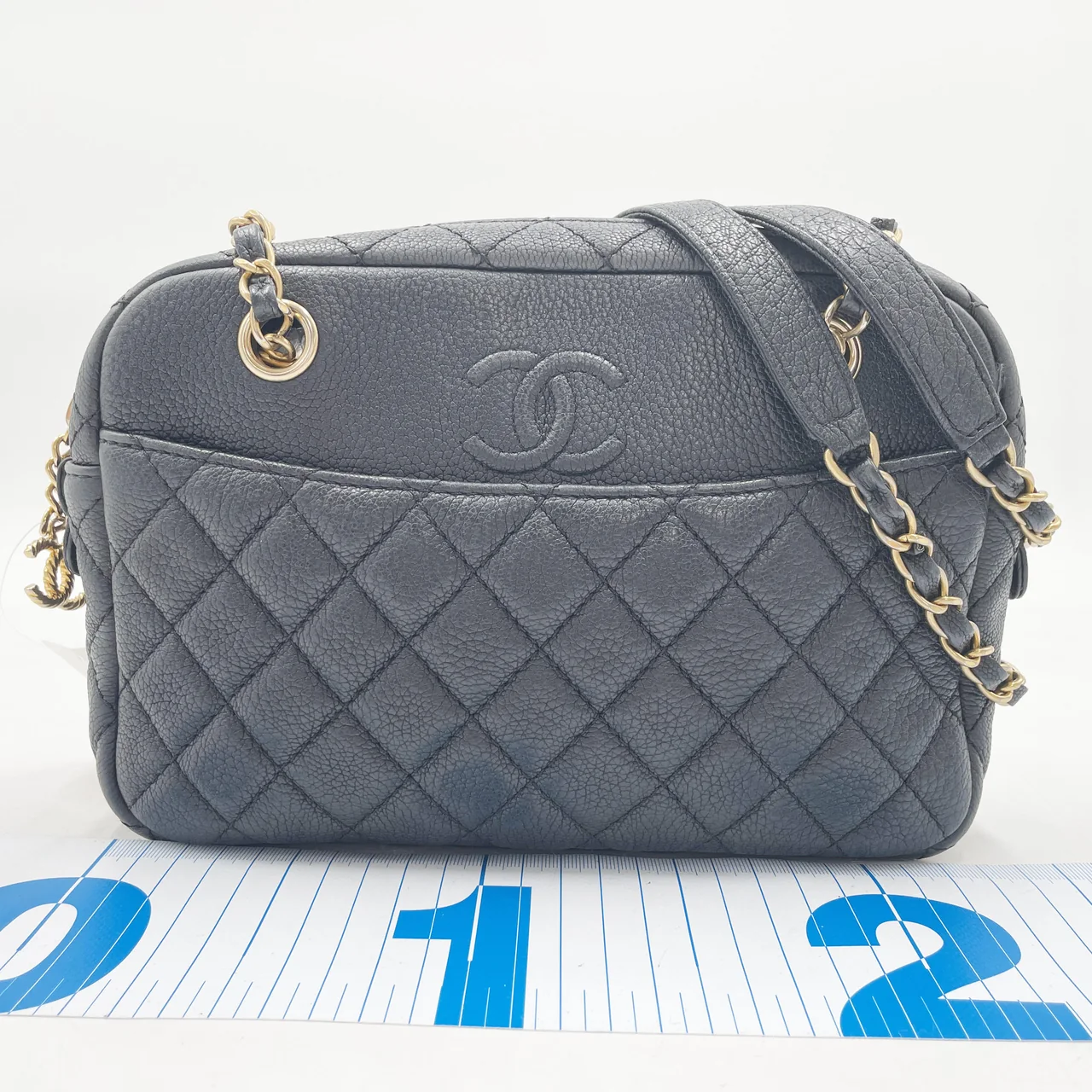 CHANEL BULL SKIN CHAIN SHOULDER BAG (25 SERIAL CODE)