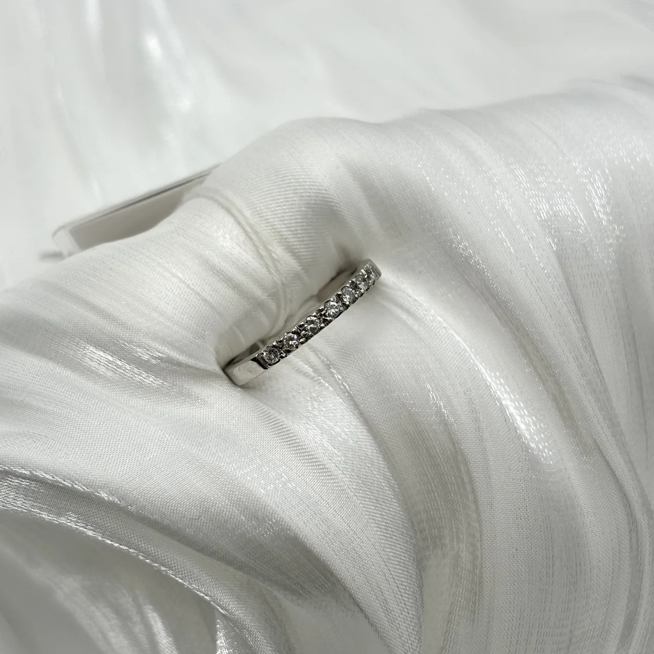 PT900 DIAMOND RING D0.15CT 4.8G view 3