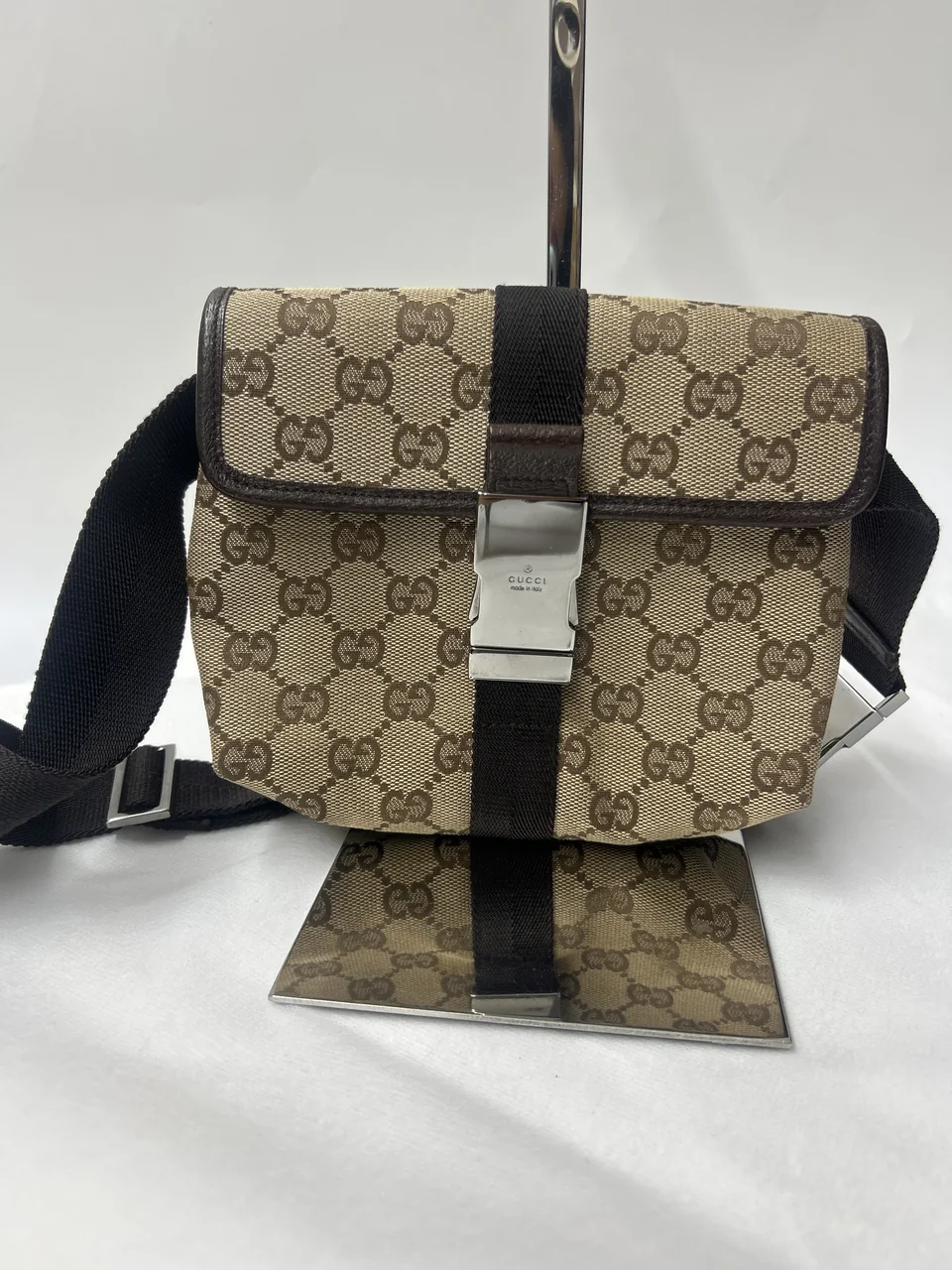 GUCCI GG CANVAS WAIST BAG