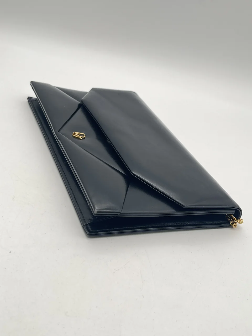 DIOR CHAIN SHOULDER BAG (BLACK) view 6