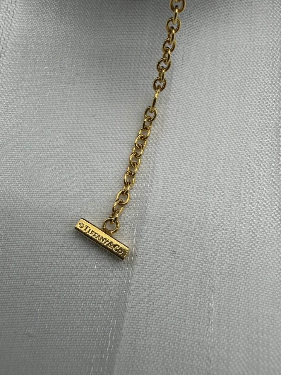 750YG TIFFANY&CO. T-SMILE BRACELET 2.5G view 3