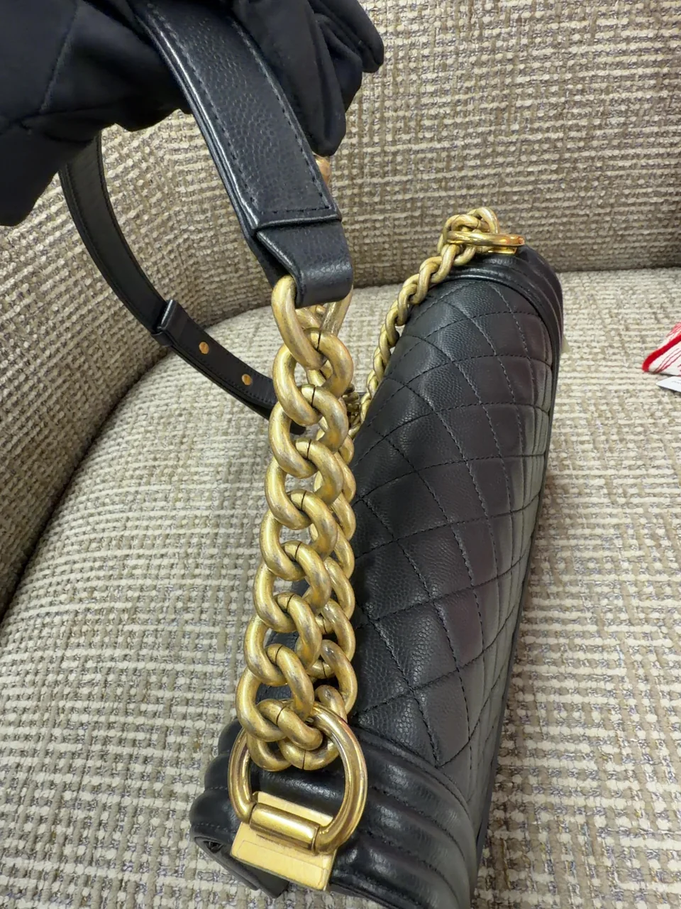 CHANEL CAVIAR LE BOY 25 view 9