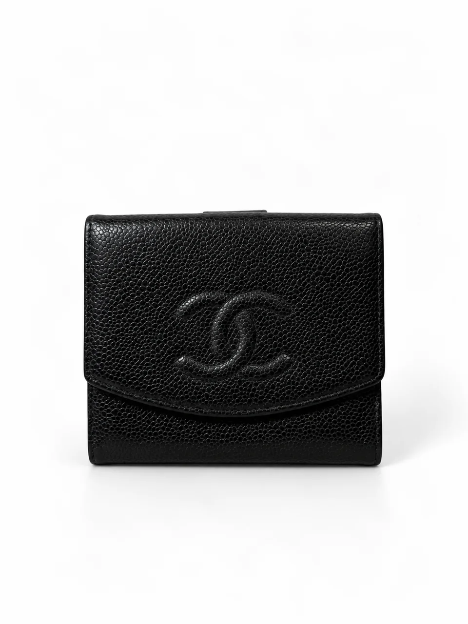CHANEL CAVIAR BIFOLD WALLET (5 SERIAL CODE)