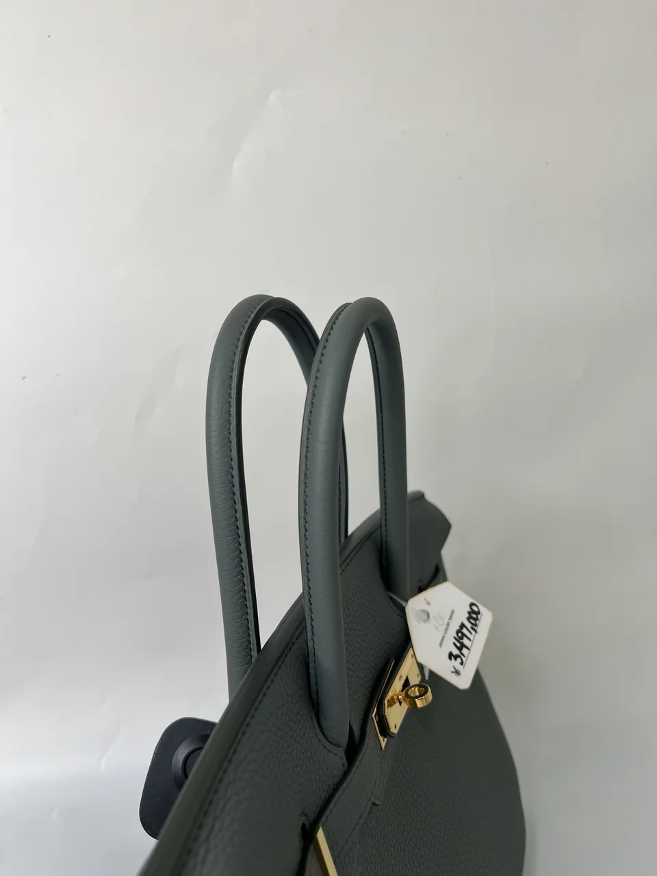 HERMES BIRKIN 30 (TOGO, VERT AMANDE, D STAMP) view 3