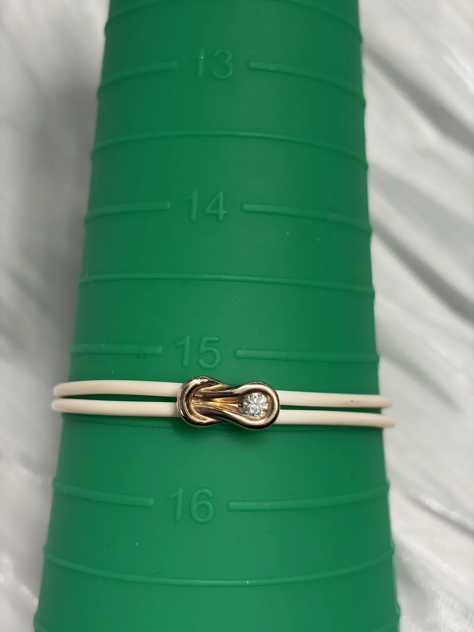 K18 FOREVERMARK BRACELET D0.15CT 4.3G