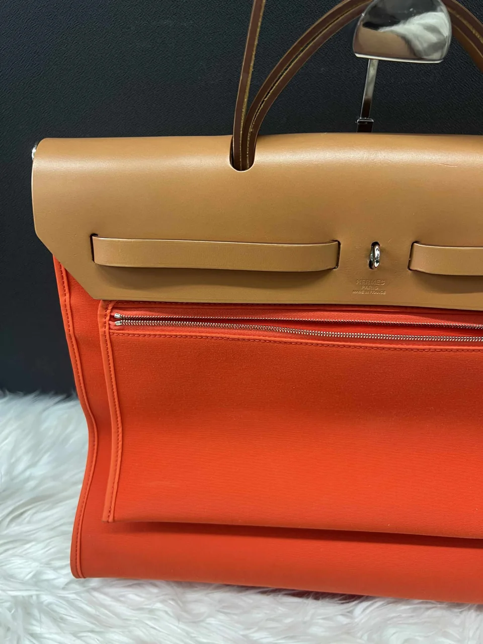 HERMES HERBAG ZIP MM (X STAMP) view 12